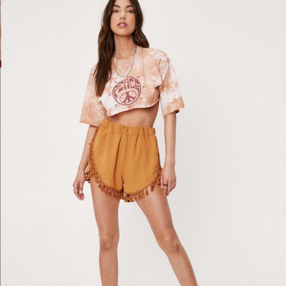 Nasty Gal Fringe Shorts